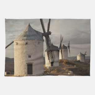 Linge De Cuisine Consuegra, anciens moulins à vent de La Mancha