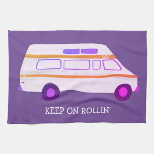 Linge De Cuisine CONTINUER SUR ROLLIN Retro Campervan Motorhome RV