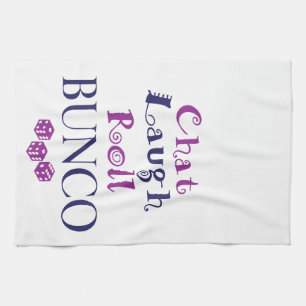 Linge De Cuisine conversation, rire, petit pain - bunco