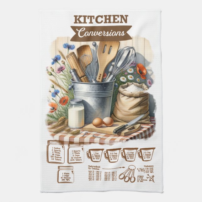 Linge De Cuisine Conversions de cuisine de ferme (Vertical)