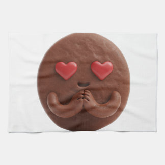 Linge De Cuisine Cookie au chocolat en amour, yeux du coeur
