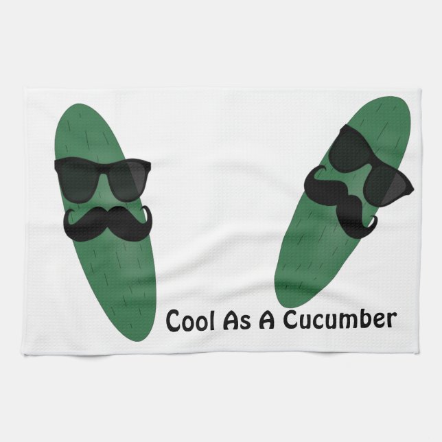 Linge De Cuisine Cool comme concombre (Horizontal)