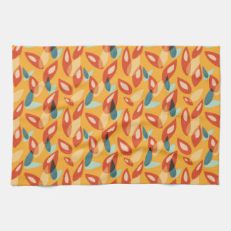 Linge De Cuisine Cool moderne rétro Motif géométrique Jaune Orange