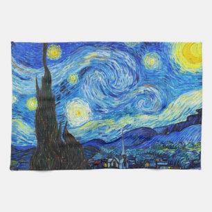 Linge De Cuisine Cool Starry Night Vincent Van Gogh peinture