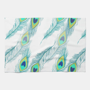 Linge De Cuisine Copie à la mode de motif de plume de paon