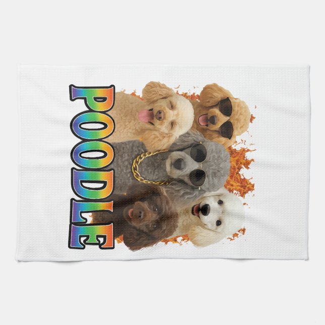 Linge De Cuisine Copie Caniche (Horizontal)