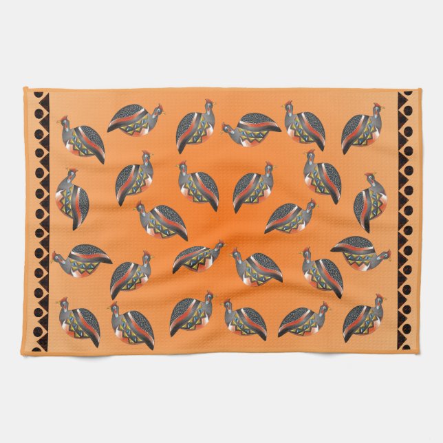 LINGE DE CUISINE COPIE ET FRONTIÈRES DE LA PINTADE 35 PARTOUT (Horizontal)