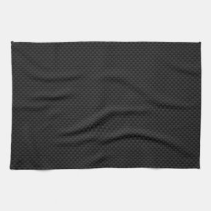 Linge De Cuisine Copie noire de style de fibre de carbone