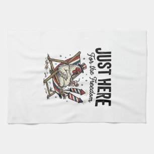 Linge De Cuisine Coq de la Liberté Drôle Vintage Chemise Patriotiqu