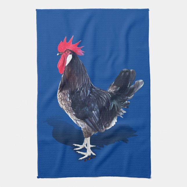 Linge De Cuisine Coq de Minorque (Vertical)