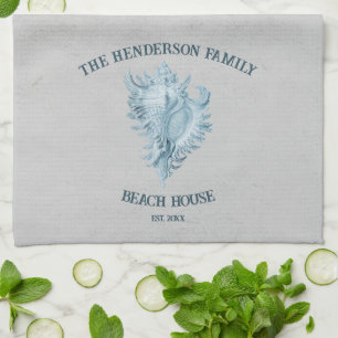 Linge De Cuisine Coque conique bleu