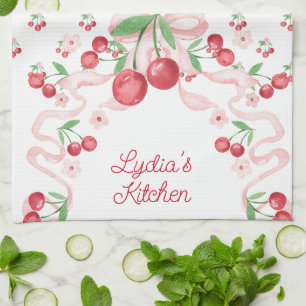 Linge De Cuisine Coquette Cherry