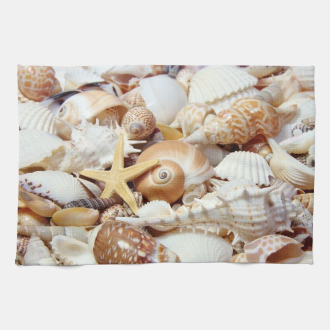 Linge De Cuisine Coquillages (Horizontal)