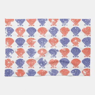 Linge De Cuisine Coquillages d'Amérique côtière