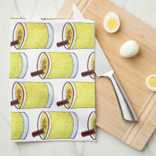 Linge De Cuisine Coquito Puerto Rican Eggnog Rum Christmas Drink