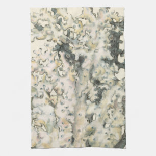 Linge De Cuisine Corail antique d'aquarelle