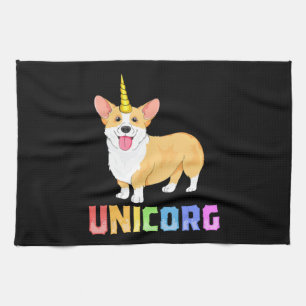 Linge De Cuisine Corgi pour filles enfants Unicorg Licorne Corgicor