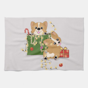 Linge De Cuisine Corgis