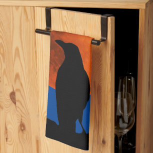 Linge De Cuisine Corneilles, Oiseaux noirs Lune & Ravens