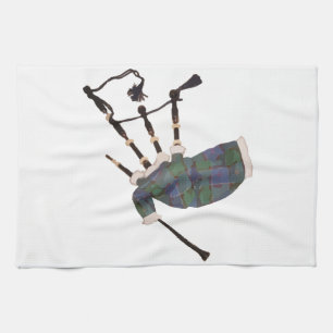 Linge De Cuisine cornemuses écossaises en plaid