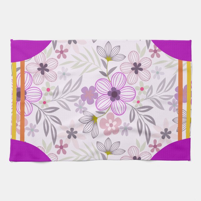Linge De Cuisine Cornerstone Blossom Lavande (Horizontal)