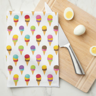 Linge De Cuisine Cornets de crème glacée