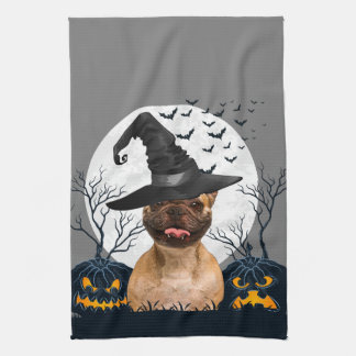 Linge De Cuisine Correction de citrouille de Halloween de