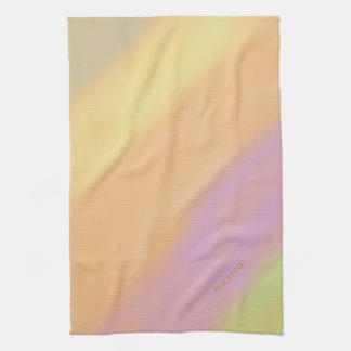 Linge De Cuisine Cotton Candy Hues Pastel Stripes Name 