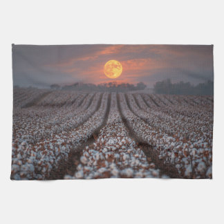 Linge De Cuisine Cotton Field Harvest Moon - Farmhouse Decor