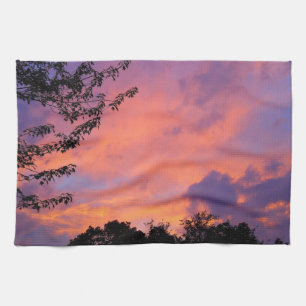 Linge De Cuisine coucher de soleil