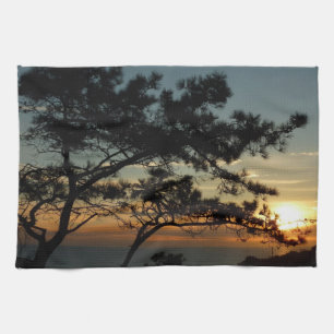 Linge De Cuisine Coucher de soleil sur le pin de Torrey I Paysage c