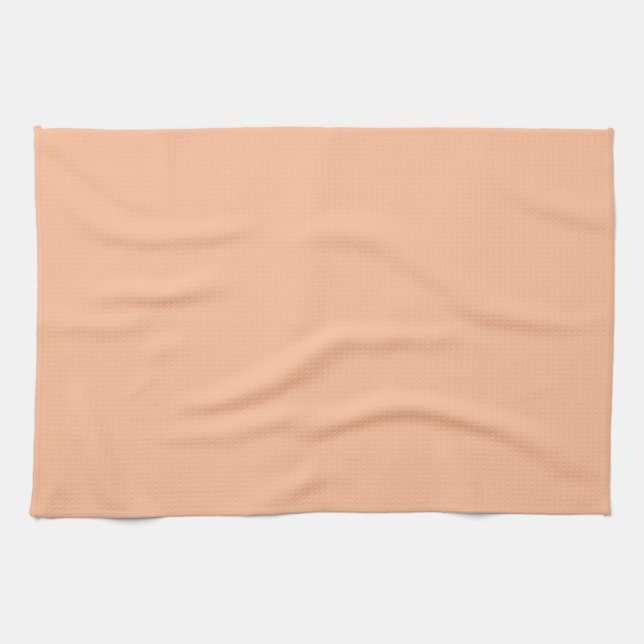 Linge De Cuisine Couleur Uni Peach Fuzz (Horizontal)