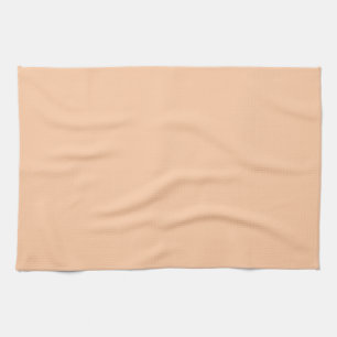 Linge De Cuisine Couleur Uni pêche profonde