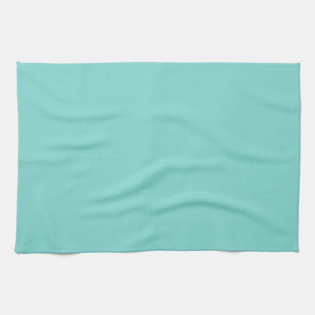 Linge De Cuisine Couleur unie : turquoise aqua (Horizontal)