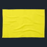Linge De Cuisine Couleur vive Jaune Vierge Modèle Personnalisé<br><div class="desc">Personnalisé Créez Votre Propre Téléchargement Ajouter Votre Monogramme Photo Initiale ou Logo Nom du texte Élégant Moderne Cuisine & Dîner / Table & Linge De Cuisine/ Modèle Blanc Lumineux Jaune Solide Serviette de cuisine.</div>