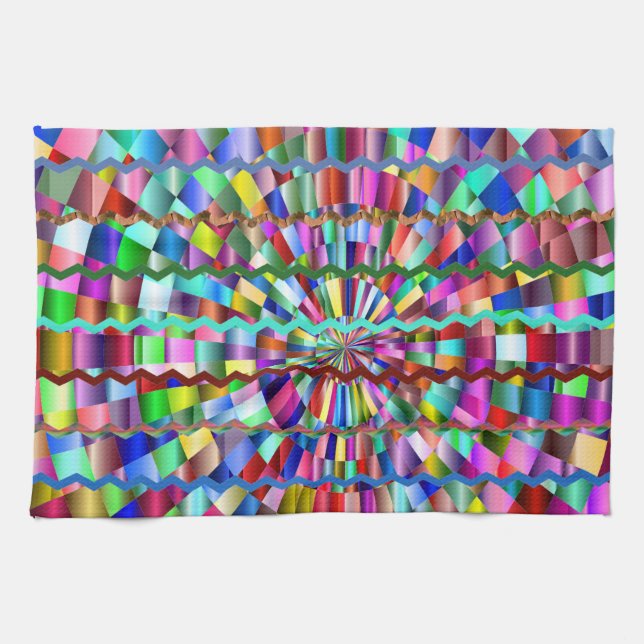 Linge De Cuisine Couleurs décoratives (Horizontal)