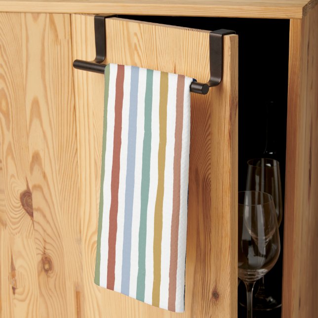 Linge De Cuisine Couleurs D'Inspiration Impressionniste Tirages À L (Pliage en tiers)