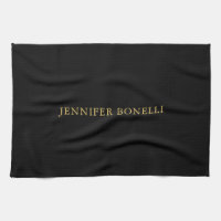 Couleurs d'or noir professionnel tendance moderne 
