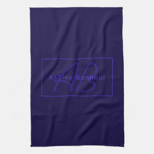 Linge De Cuisine Couleurs modernes de Deep Purple Nom cool et mon