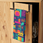 Linge De Cuisine Couleurs néon Abstraites et formes bohèmes géométr<br><div class="desc">Motif urbain et géométrique unique avec des couleurs audacieuses et une ambiance joyeuse.</div>