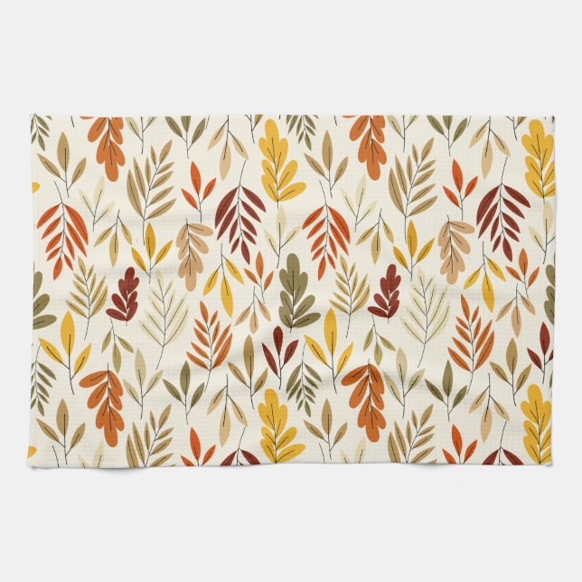 Linge De Cuisine Coup de Motif pour un automne cosy (Horizontal)
