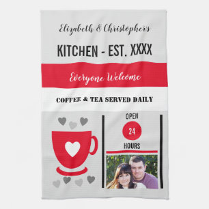 Linge De Cuisine Couple cuisine est date café photo rouge