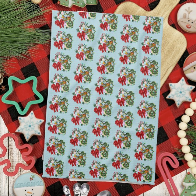 Linge De Cuisine Couronne de Noël Dragon Chinois Fantastique (Créateur téléchargé)