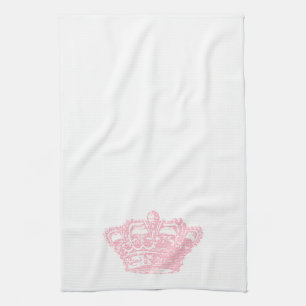 Linge De Cuisine Couronne rose