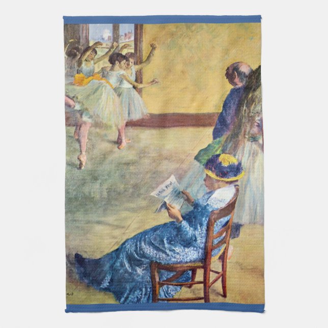 Linge De Cuisine Cours de danse, salle de danse par Edgar Degas (Vertical)