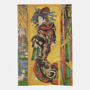 Linge De Cuisine Courtisane japonaise Oiran par Vincent van Gogh