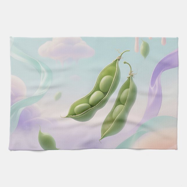 Linge De Cuisine Coussinets de Pois Flottants Rêveurs (Horizontal)