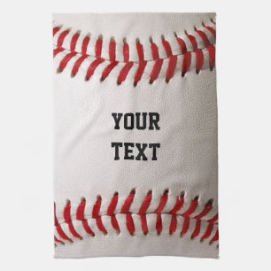 Linge De Cuisine Couture Baseball Softball Texte Personnalisé