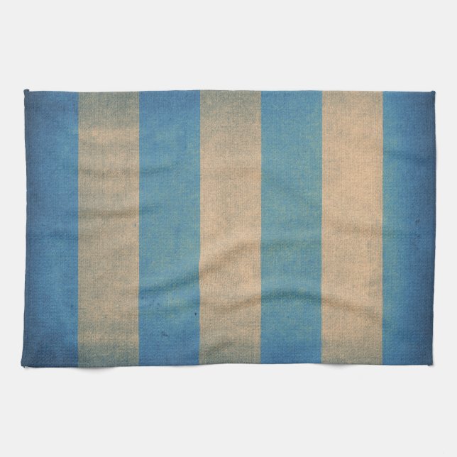 Linge De Cuisine Couvercle de chaise vintage rayé (Horizontal)