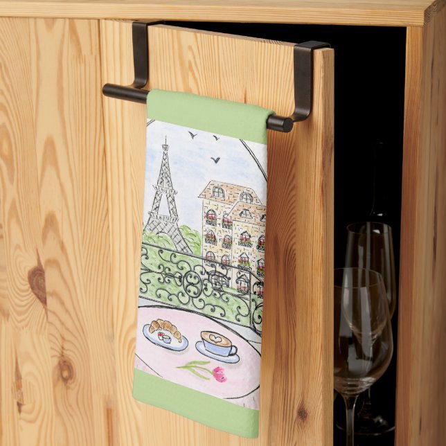 Linge De Cuisine Couverts fantaisistes Tour Eiffel de Paris (Pliage en tiers)